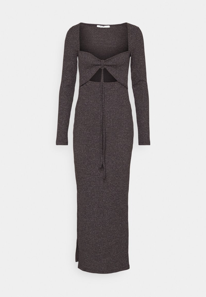 NA-KD Maxi-jurk antraciet