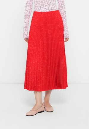 MYY PIIRTO UNIKKO - Pliceret nederdel /Nederdele med folder - red/bright red