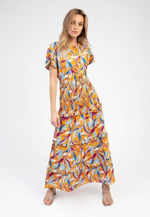 AN'GE Robe longue - hazella ocre