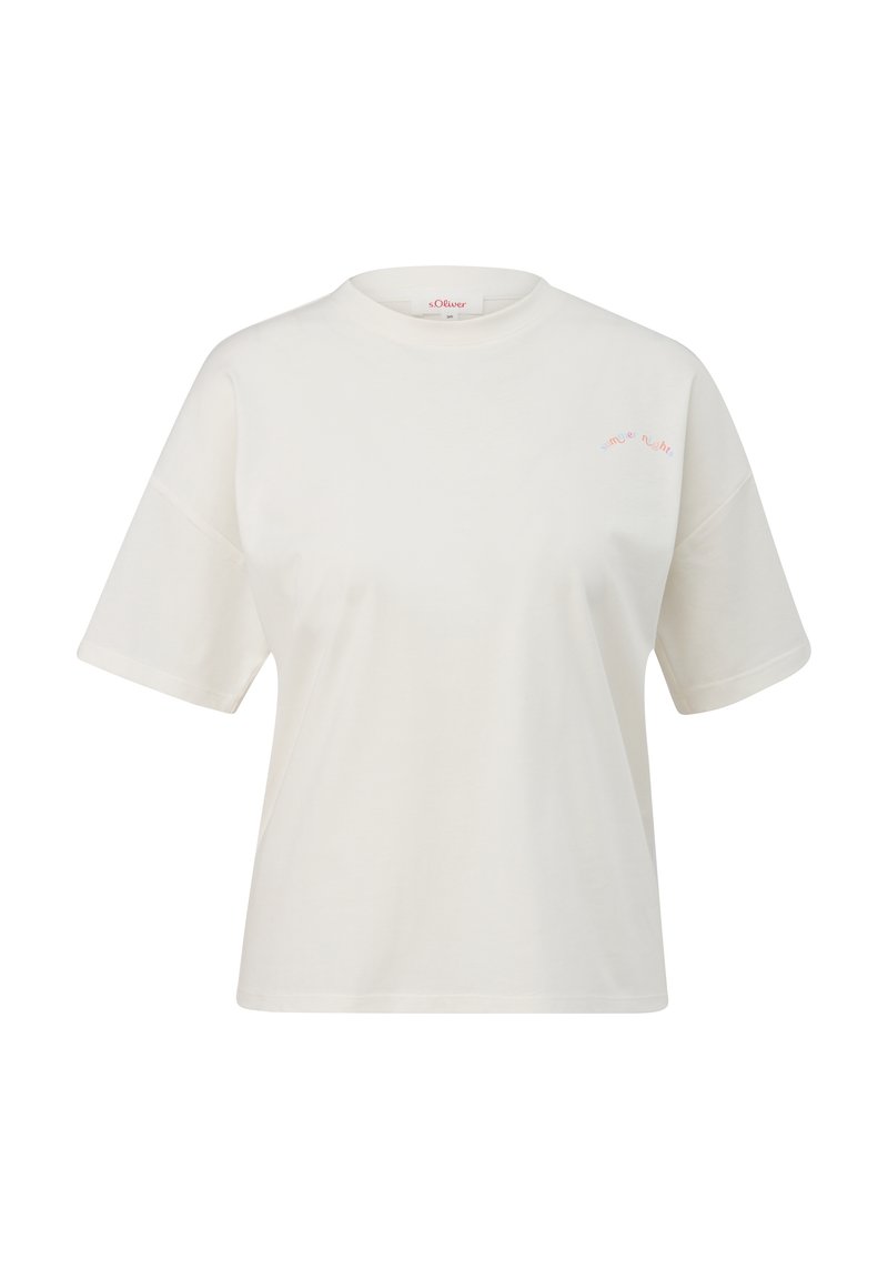 s.Oliver T-shirt print crème