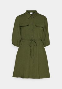 VITIFF 3/4 SHORT DRESS - Robe de jour - kalamata