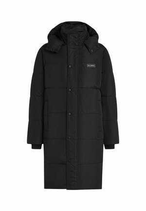 KARL LAGERFELD, KARL LAGERFELD JACKET LONG HOODED PUFFER - Manteau en duvet - black