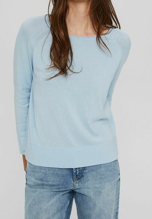 Strickpullover - light blue