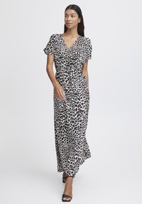 b.young - JOELLA  - Maxi dress - black leo mix Thumbnail Image 1