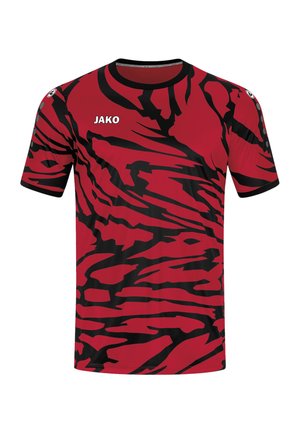 JAKO FUSSBALL - TEAMSPORT ANIMAL  - Sport T-shirt - rotschwarz