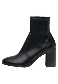 Bershka Bottines à talons hauts - black