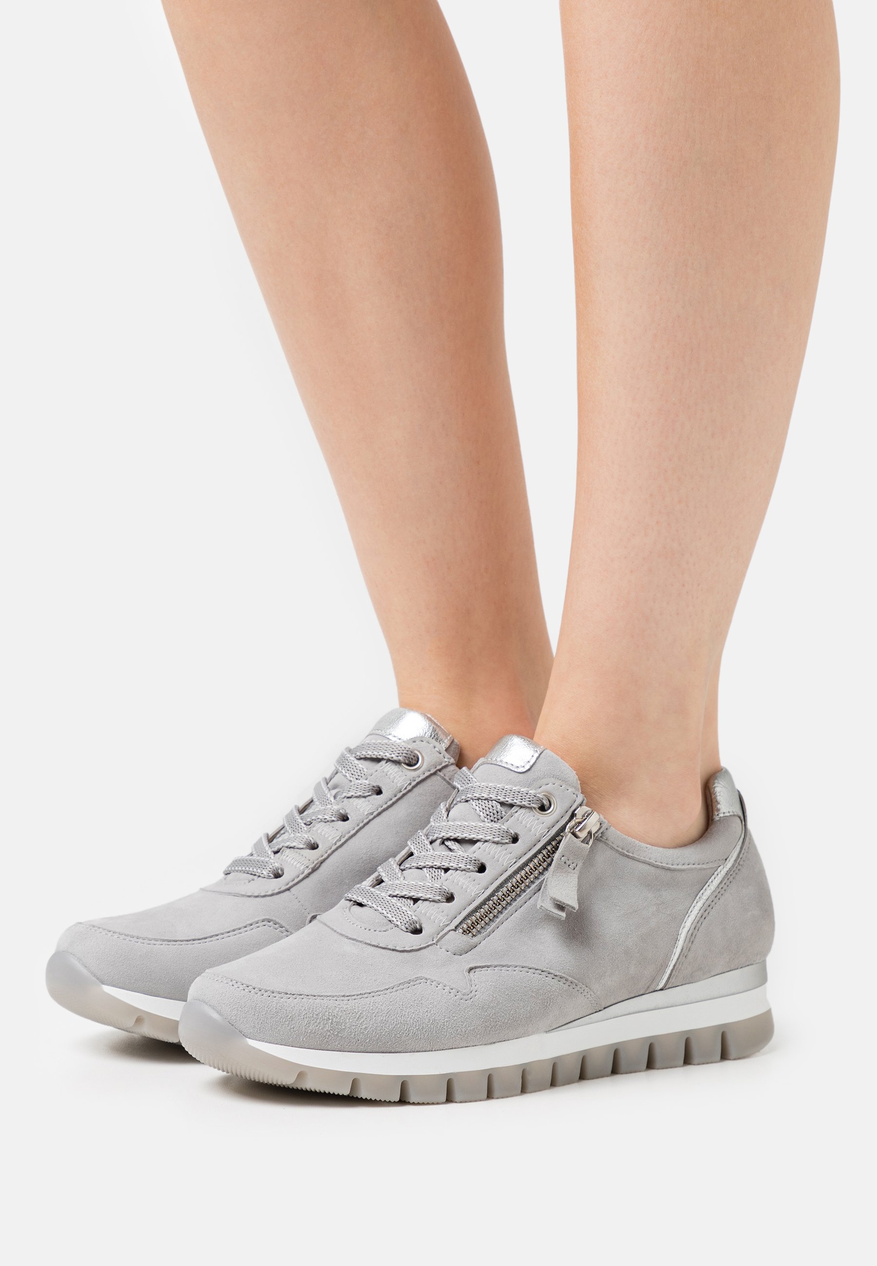 plain grey trainers