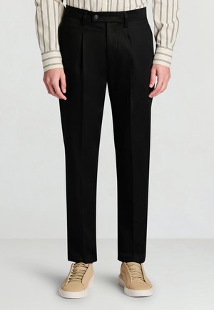 LUNGO TINTA UNITA - Anzughose - nero
