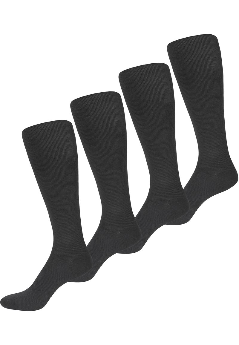 NUR DER 4 PACK  - Kniestrümpfe - anthrazitmel.