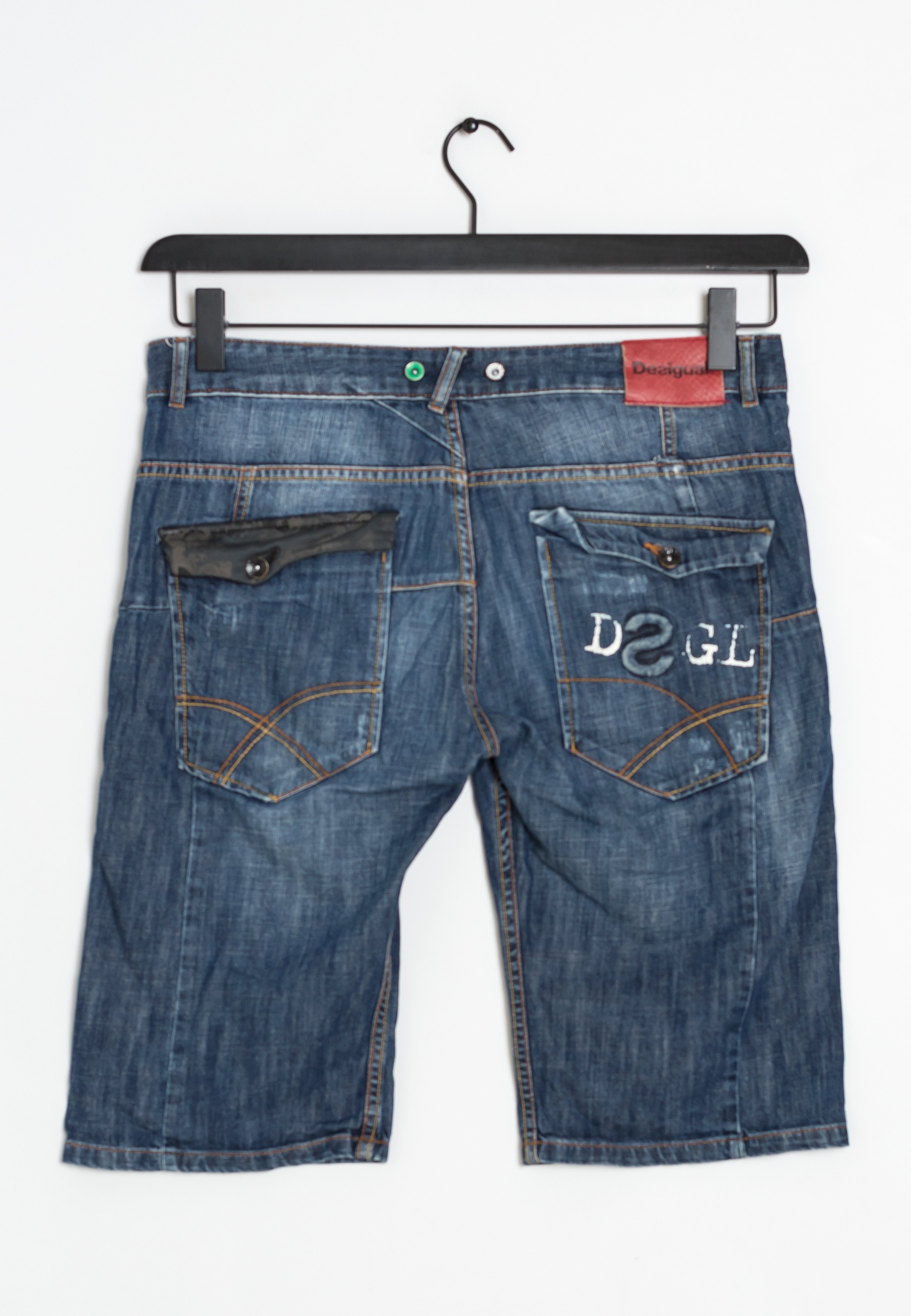 Desigual Shorts vaqueros - dark-blue denim/azul oscuro - Zalando.es