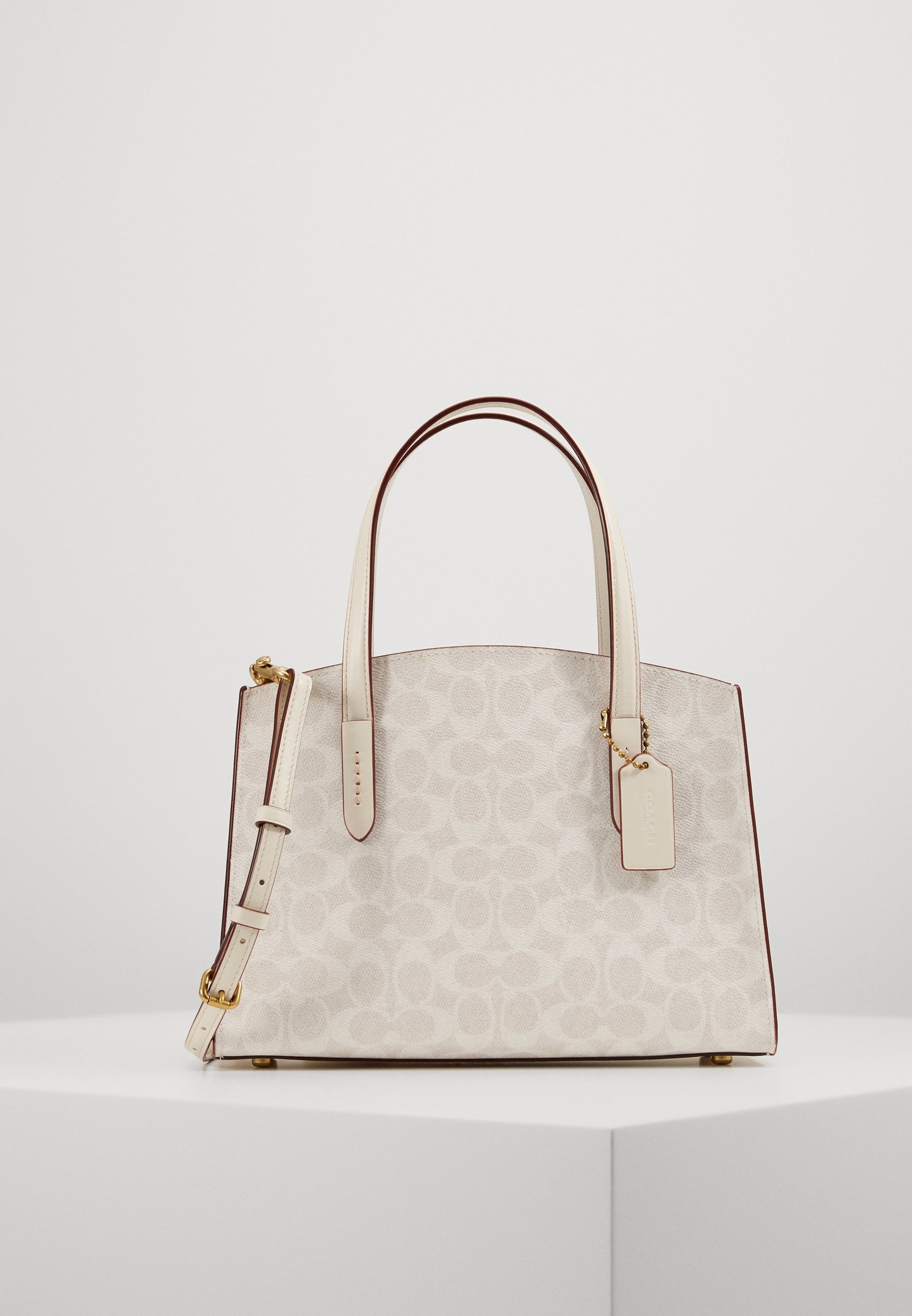 Coach CHARLIE CARRYALL SIGNATURE Håndveske chalk Coach CHARLIE CARRYALL Håndveske sand taupe Zalando.no