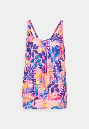 LASCANA, TANKINI - Bikinitop - flower print pink
