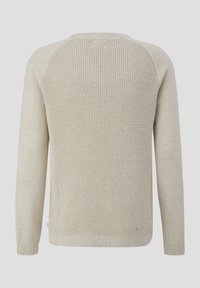 QS MIT RAGLANÄRMELN - Strickpullover - beige