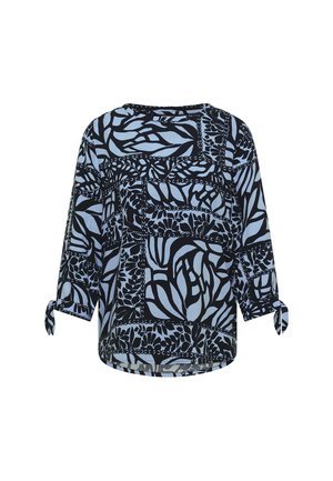 Cecil 3/4-ARM BLUSE MIT PATCHWORK-PRINT - Blouse - universal blue