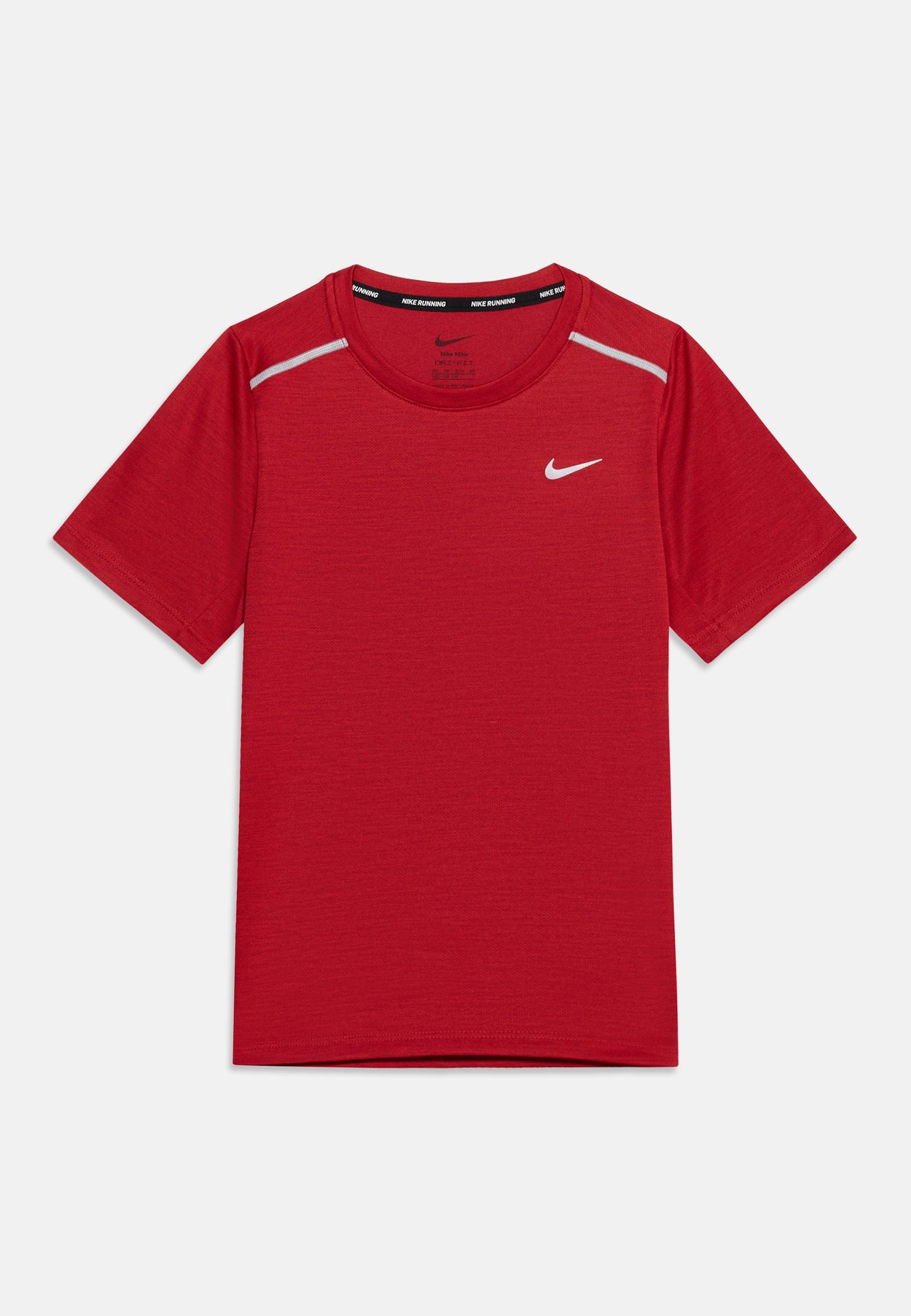 Nike MILER UNISEX - Sports T-shirt - tough red/reflective silver-coloured