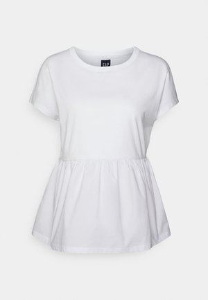 MIXED MEDIA - T-shirt basique - optic white