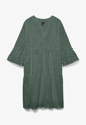 Vero Moda Curve, BLUSE VMCHONEY TUNIKA - Nappali ruha - laurel wreath