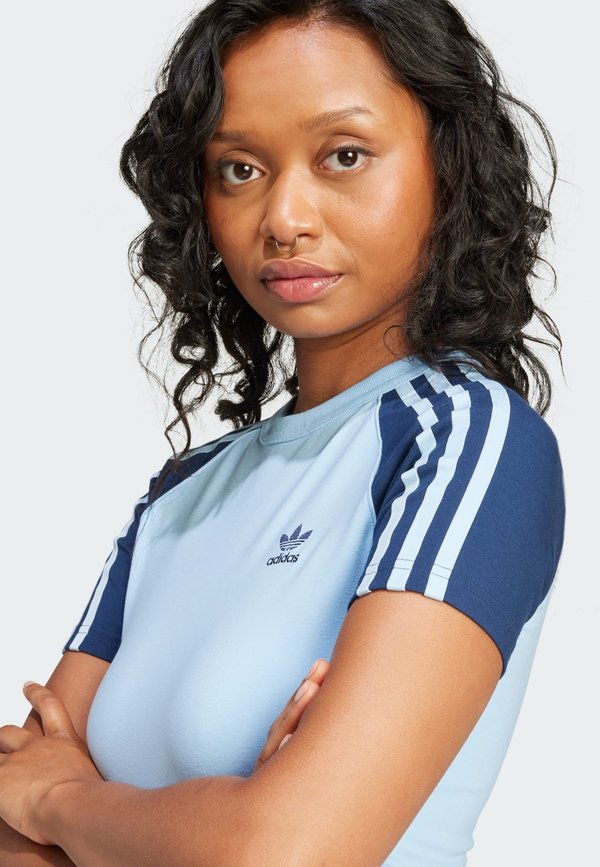 SLIM TEE - Print T-shirt - clear sky4