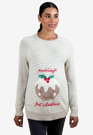 MATERNITY FIT - CHRISTMAS PUDDING - Pullover - grey