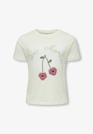 ONLY MINI PRINTED TEE - T-shirt con stampa - cloud dancer