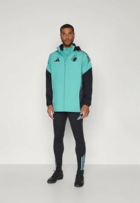 adidas Performance FC COPENHAGEN 2025/2026 COMPETITION ALL WEATHER JACKET - Klubruházat - fade ocean/black/onix