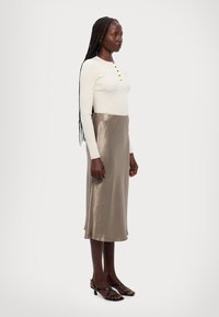 Max Mara Leisure ALESSIO - A-silueta svārki - tortora
