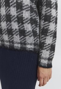 ICHI Strickpullover - black