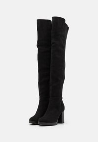 Anna Field Wide Fit Botas de tacón - black