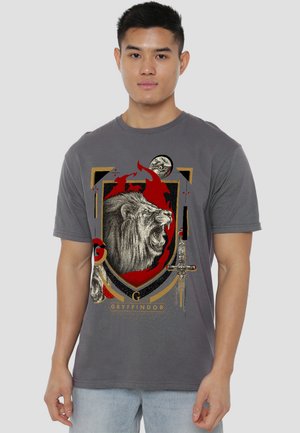 Cotton Soul, HARRY POTTER GRYFFINDOR MAGICIAL MISCHIEF LEVEL UP CREST - Print T-shirt - anthracite