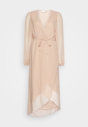 VILA Tall VIEDEE LONGSLEEVE ANKLE DRESS - Robe de jour - misty rose