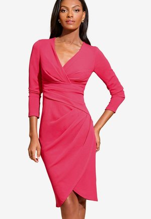 Lipsy LONG SLEEVE - Denní šaty - pink