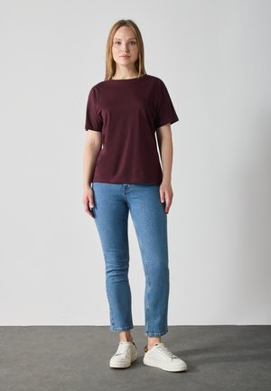 3 PACK - T-Shirt basic - winetasting/egret/crown blue