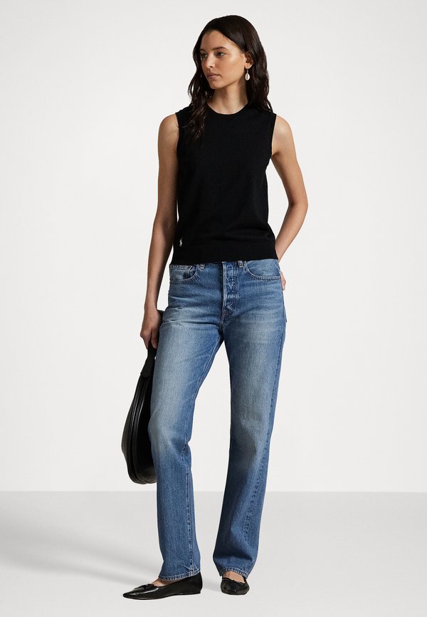 SLEEVELESS CREWNECK SWEATER - Top4