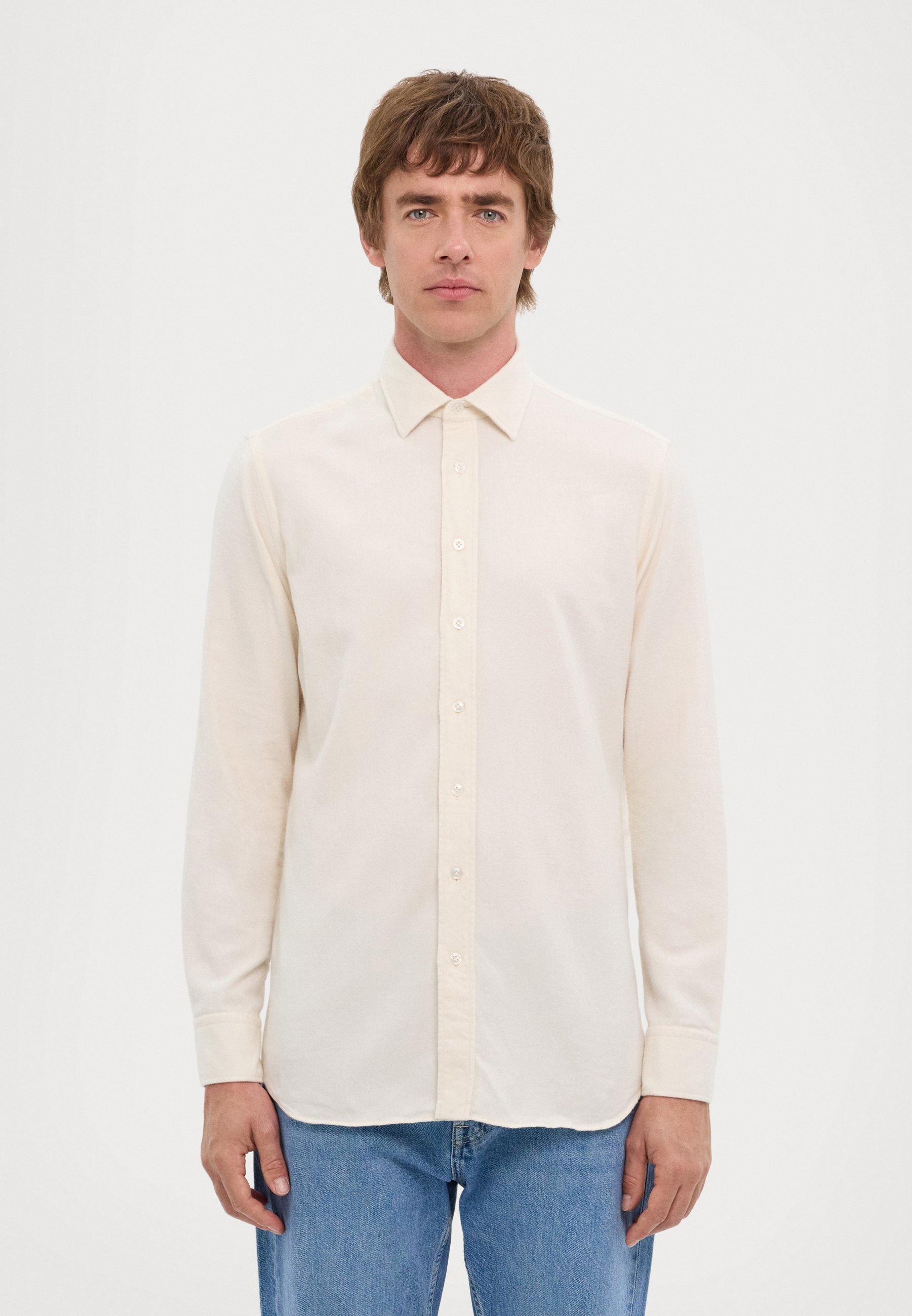 【関税込み】LARDINI CAMICIA LAVATA UOMO LARDINI CAMICIA LAVATA UOMO - Formální košile - grey/šedá