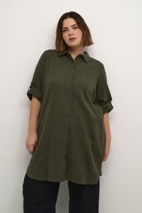 Kaffe Curve KCPAULA - Overhemdblouse - forest night