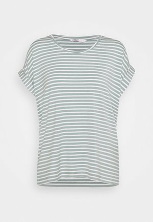 ONLMOSTER S/S JRS NOOS - T-shirt con stampa - jadeite/cloud dancer