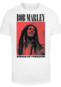 BOB MARLEY SONGS OF FREEDOM REGGAE MUSIC - T-Shirt print - weiß