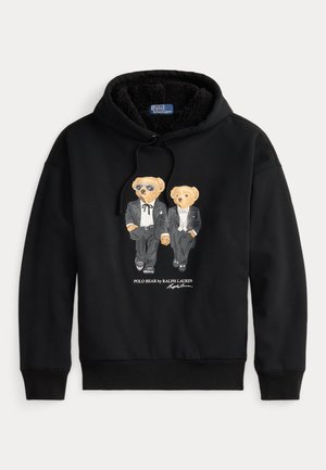 THE RALPH & RICKY BEAR HOODIE - Φούτερ με κουκούλα - black