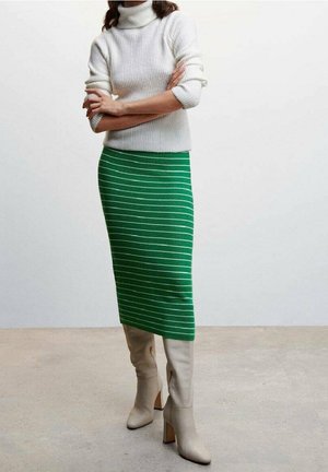 Mango, Jupe crayon - green