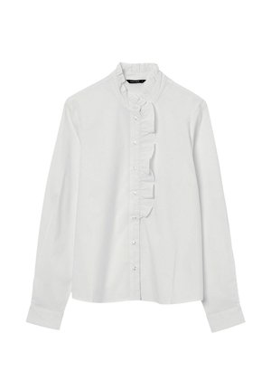 Calliope CON FRILL  - Button-down blouse - bianco