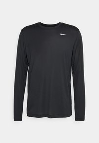 TEE RESET - Long sleeved top - black/matte silver