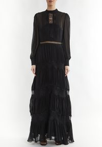 True Decadence HOLLY PLEATED MAXI - Maxikjoler - black