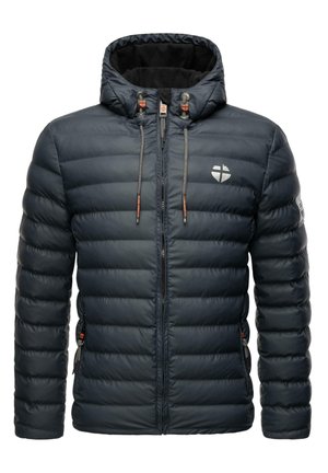 Winterjacke - mottled dark blue