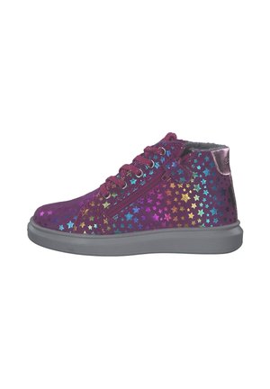 Schnürstiefelette - magenta candy