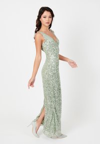 BEAUUT EMBELLISHED SEQUINS - Abiti per occasioni speciali - sage green