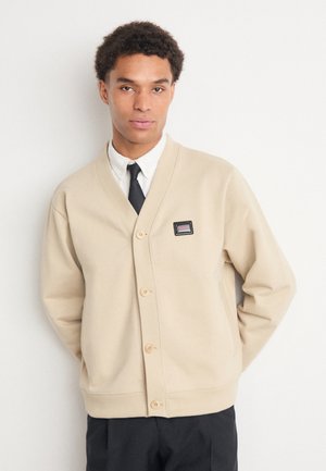 DACARDIGO - Majica s kapuljačom i patentnim zatvaračem - open beige