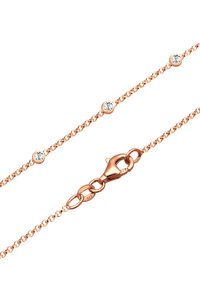 Elli SPARKLING GEO - MIT KRISTALLEN VON SWAROVSKI® - Halskæder - rose gold-coloured