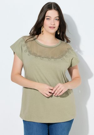 PANEL - T-shirt imprimé - light khaki