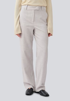 HEART PANTS - Bukser - light grey melange