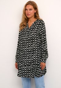 Kaffe - KAMIRA - Tunic - black chalk graphic print Thumbnail Image 1